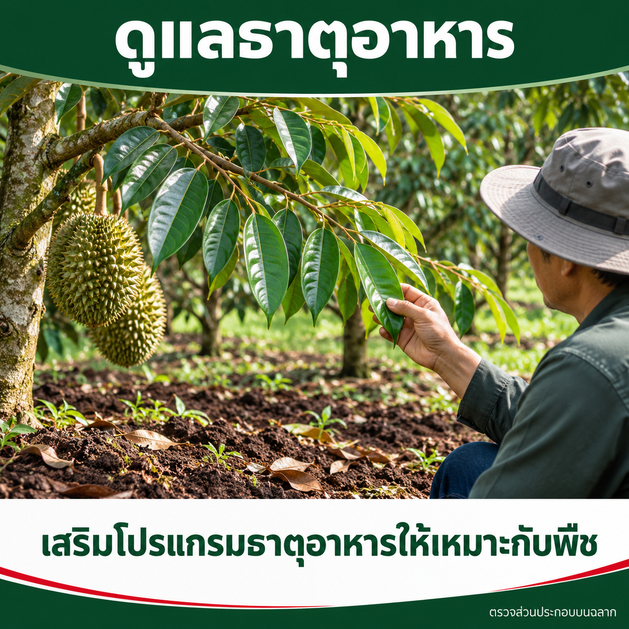ภาพประกอบหัวข้อดูแลธาตุอาหาร